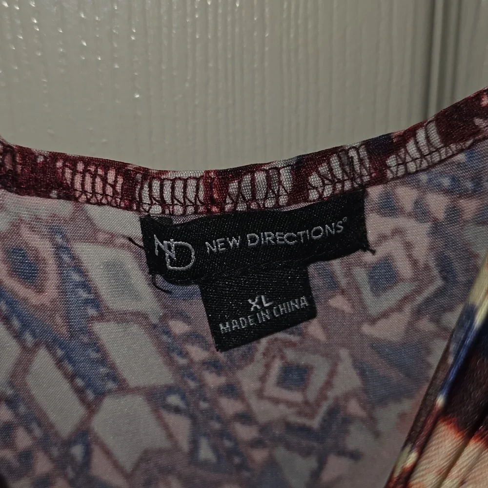 New Directions‎ Multicolor Geometric Dress